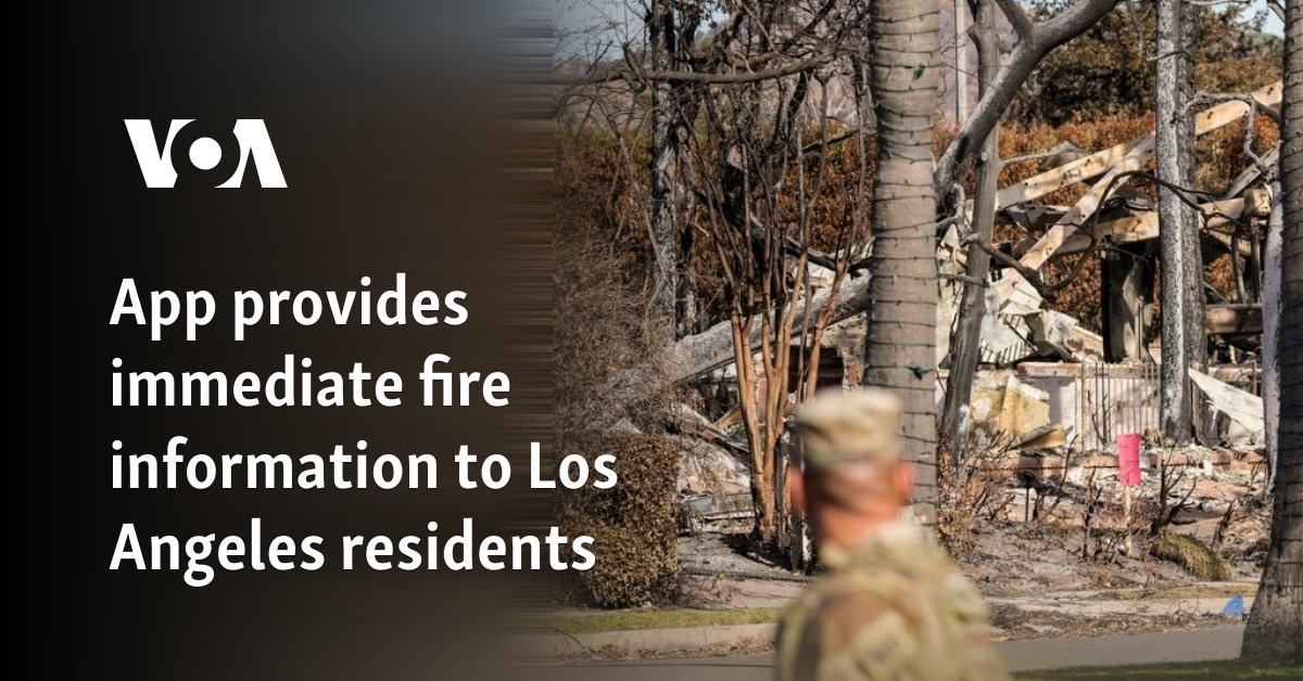 App provides immediate fire information to Los Angeles residents