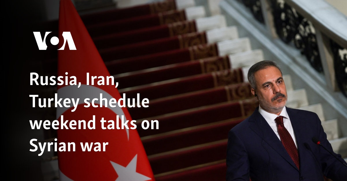 Russia, Iran, Turkey schedule weekend talks on Syrian war 