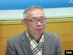 台湾师范大学政治系教授范世平 （美国之音张永泰拍摄）