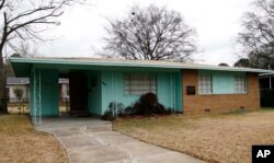 FILE - The house of slain civil rights leader Medgar Evers is seen in Jackson, Mississippi, Jan. 29, 2008.