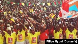 Comício de apoio a Filipe Nyusi em Morrumbala na provincia da Zambézia