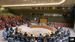 Security Council Meets on Mission to Myanmar and Bangladesh Caption Description Wide view of the Security Council meeting on its mission to Bangladesh and Myanmar (28 April to 2 May 2018).