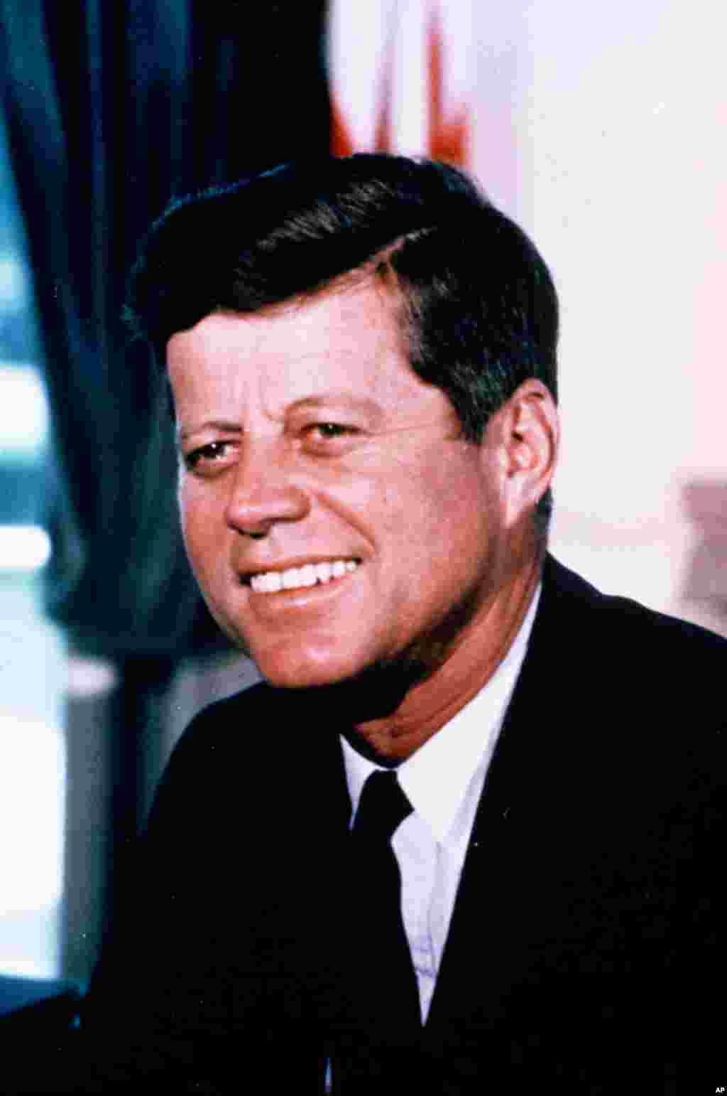 John F. Kennedy, 35th President of the United States of America, is seen in this January 1963 photo. (AP Photo)