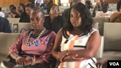 Ambuya Benhilda Dzamara (L) Amai Sheffra Dzamara (R)