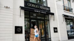 Butik modne kuće Đorđo Armani takođe je obijen u noći pljačkanja u Čikagu, 10. avgusta 2020.