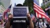 Người biểu tình kêu gọi TT Trump ‘giải phóng’ Hong Kong