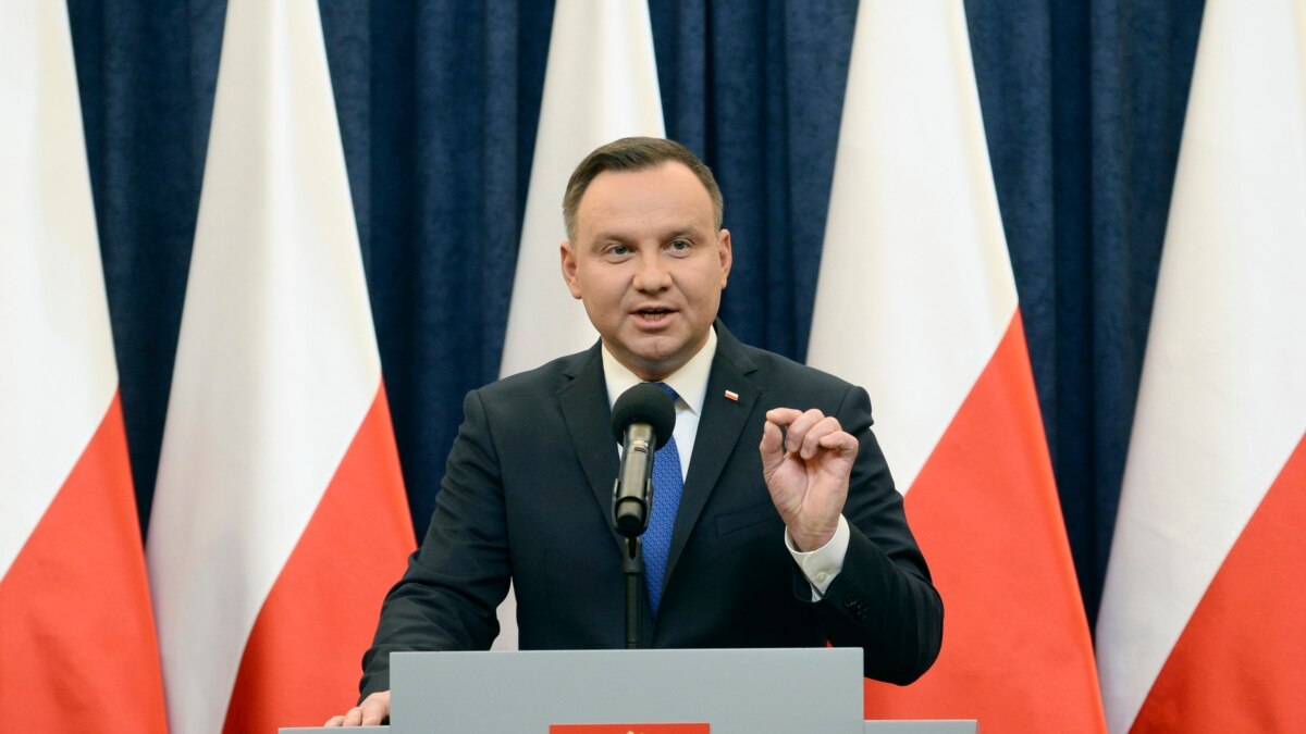 Open the doors to NATO and the EU, says Poland's President Duda