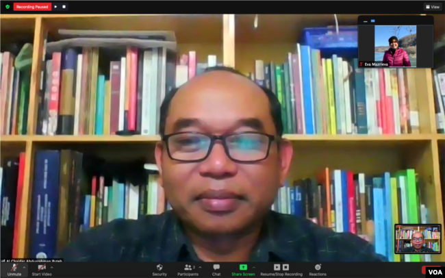 Al Chaidar, Pengamat Terorisme. (Foto: VOA/ Stanislaus Riyanta)