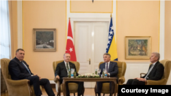 Predsjedništvo BiH sa turskim predsjednikom (foto: Predsjedništvo BiH)