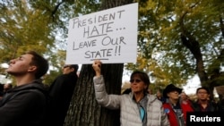 Protest tokom Trumove posete Pittsburghu