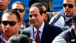 Egypt's former army chief Abdel-Fattah el-Sissi, Cairo, Egypt, May 26, 2014. 