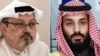 Mendiang jurnalis Jamal Khashoggi (kiri) dan Putra Mahkota Saudi, Mohammed bin Salman 