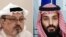 Ảnh phối hợp: Nhà báo Jamal Khashoggi (trái) và Thái tử Ả Rập Xê-út (phải). 