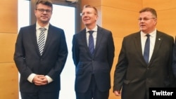 Министры иностранных дел Латвии, Литвы и Эстонии