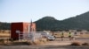 Rust filminin çekildiği New Mexico eyaletindeki Bonanza Deresi Çiftliği'nin girişi