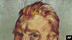 Last self portrait of Vincent Van Gogh (1889)
