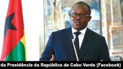 Úmaro Sissoco Embaló, Président de la Guinée-Bissau, le 8 juillet 2021.