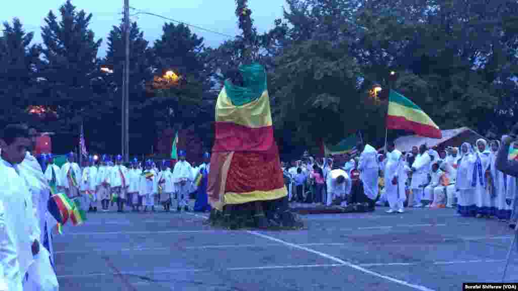 የመስቀል ደመራ በዓል አከባበር በዋሽንግተን ዲሲ ቅድስት ማርያም ቤተክርስትያን