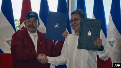 honduras y nicaragua firman tratado de limites fronterizos en el mar caribe