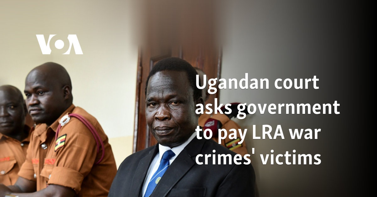 Ugandan court asks government to pay LRA war crimes' victims     