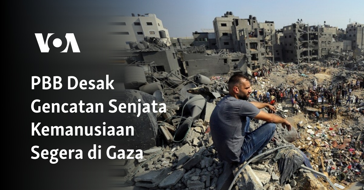 PBB Desak Gencatan Senjata Kemanusiaan Segera Di Gaza