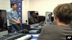 Aspiring young musicians attend a Los Angeles summer camp and get tips from music industry professionals