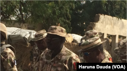 Des militaires nigérians à Borno, Nigeria., 23 janvier 2017.