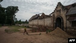 Une prison datant de 1924 à Libenge, le 23 juin 2015.