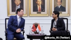Menteri Luar Negeri Indonesia Retno Marsudi menerima Menteri Luar Negeri Nasser Bourita dari Maroko (28/10), kunjungan resmi pertama Menlu pasca pembentukan Kabinet Indonesia Maju. (Foto: Twitter @Menlu_RI)