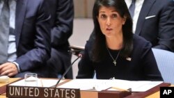 ကုလသမဂၢဆိုင္ရာ အေမရိကန္သံအမတ္ႀကီး Nikki Haley 