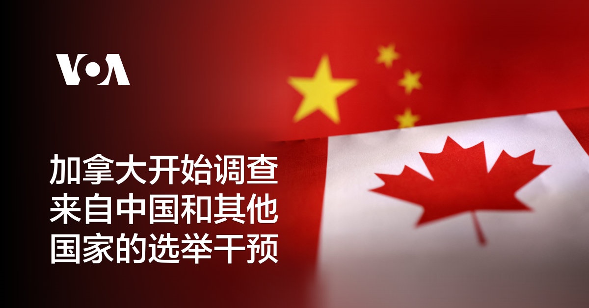 加拿大开始调查来自中国和其他国家的选举干预