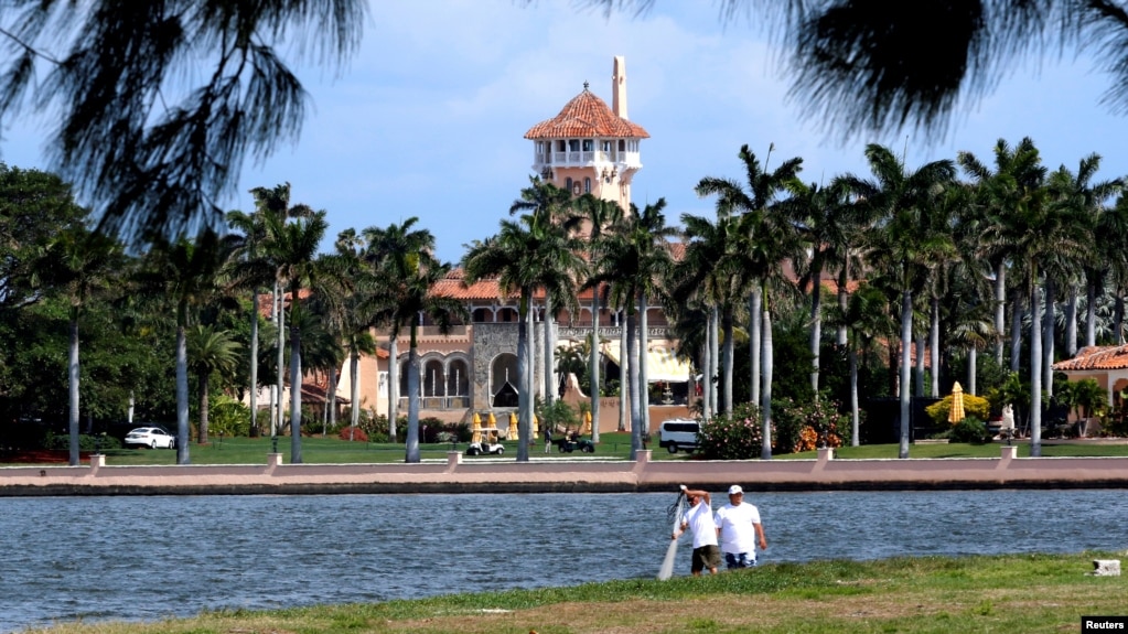 川普总统在佛罗里达州大西洋海滨的豪华别墅海湖庄园(Mar-a-Lago)。川习会将在这里举行。