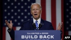 Capres Partai Demokrat dan Mantan Wakil Presiden AS, Joe Biden 