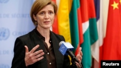 La embajadora de EE.UU. en la ONU, Samantha Power, insistió en detener el referendo en Crimea.