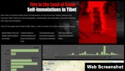 Self-Immolators in Tibet Interactive Screenshot