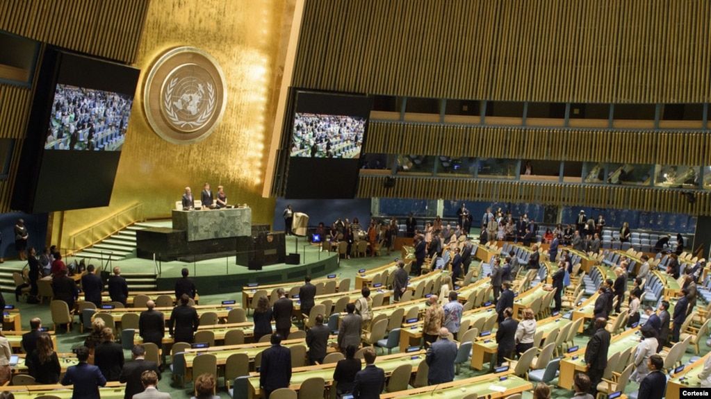 "Es simplemente inconcebible que violadores masivos de derechos humanos" como el gobierno en disputa de Maduro "puedan jugar un papel" en el consejo, dijo la embajadora de EE.UU. ante la ONU, Kelly Craft. Foto de archivo ONU/Loey Felipe.