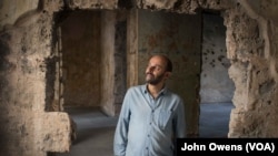 Youssef Haidar, the architect tasked with restoring the Yellow House, which has been renamed Beit Beirut for its opening as a museum and cultural center.
