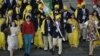 Perempuan Tak Dikenal Ikut Parade dengan Kontingen Olimpiade India