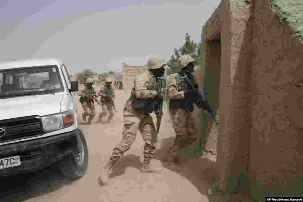 The U.S. military and its Western partners conduct training every year. Plans for these military exercises were set up long before Boko Haram began attacking its neighbors Niger, Chad and Cameroon, N&#39;djamena, Chad, March 9, 2015.