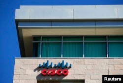 FILE - A Cisco office is pictured in San Diego, California, Nov. 12, 2012.