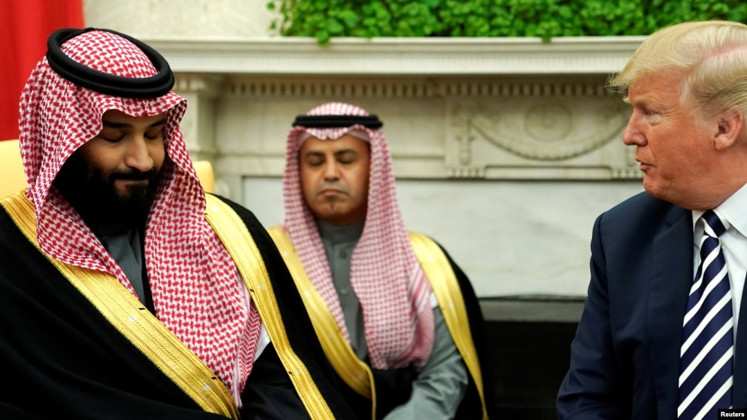 Mohamed bin Salman i Donald Tramp u Beloj kući (arhivska fotografija)