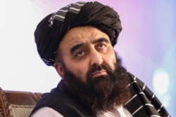 Amir Khan Muttaqi, canciller interino del gobierno talibán.
