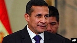 Peruvian President-elect Ollanta Humala