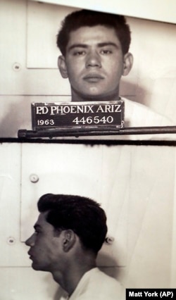 Police photos of Ernesto Miranda on March 13, 1963.