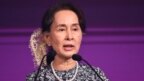 Cố vấn nhà nước Myanmar Aung San Suu Kyi tại cuộc họp thượng đỉnh của ASEAN ở Singapore ngày 12/11/2018. 
