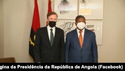 Jack Sullivan, Conselheiro de Segurança Nacional dos Estados Unidos (esq) e João Lourenço, Presidente de Angola (dir), 20 de Setembro de 2021