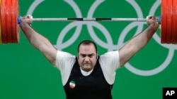بهداد سلیمی، وزنه بردار سنگین وزن ایران در رقابت های المپیک ریو