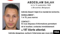 Appel à témoin contre un suspect des attentats de Paris (capture d'écran)