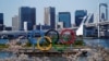 Los aros olímpicos ya están instalados en Tokio para los juegos de este año. Pero ya se analiza dónde serán los juegos del 2032.