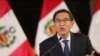 Presidente de Perú anuncia cierre de Congreso
